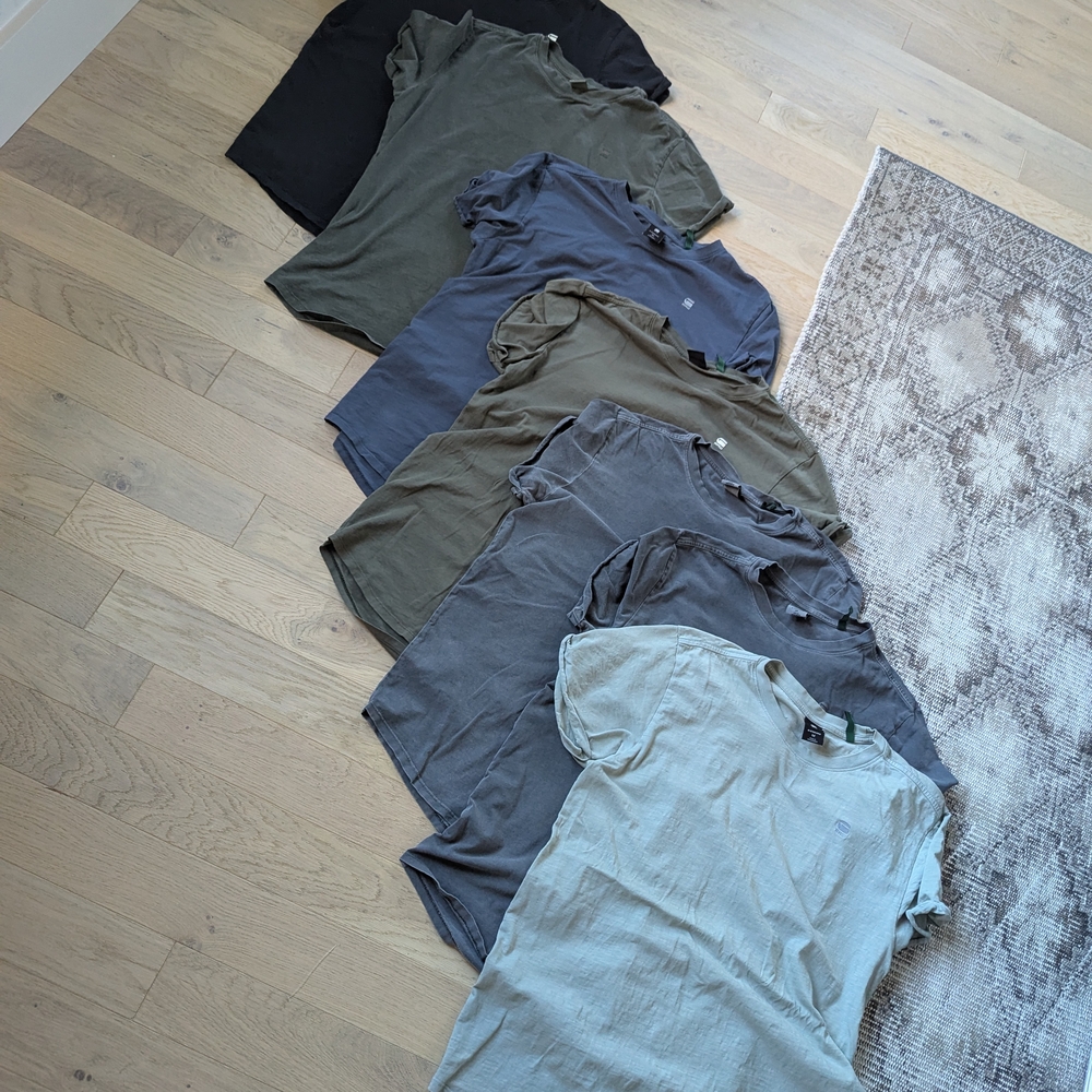 Men's G-star Raw T-shirtCollection - Assorted Colors Size Medium